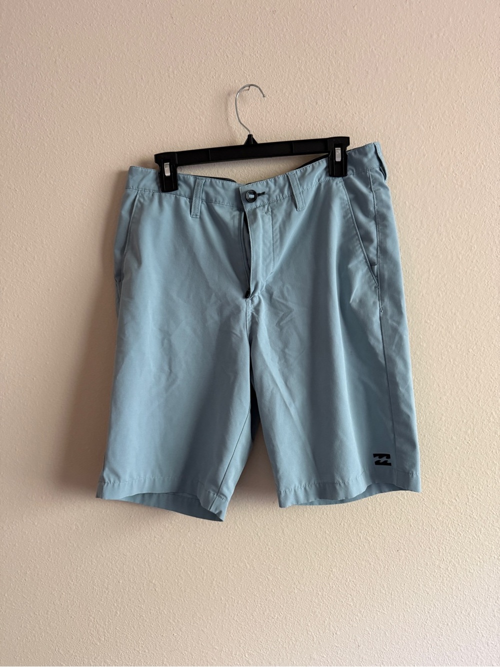 Billabong Men's Light Blue Flat Front Boardshorts